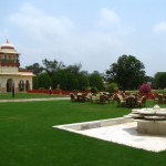 The luxurious Rambagh Palace Hotel